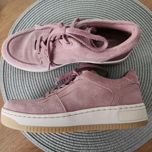 Michael Kors Pink Suede Sneakers